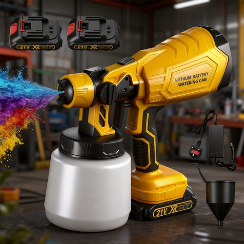 Battery 21v cordless paint - 2x,